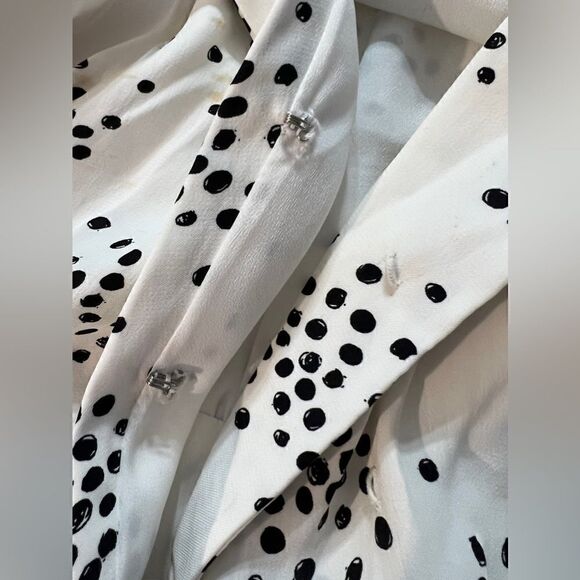 C/MEO confetti print cold shoulder wrap dress - Picture 9 of 10